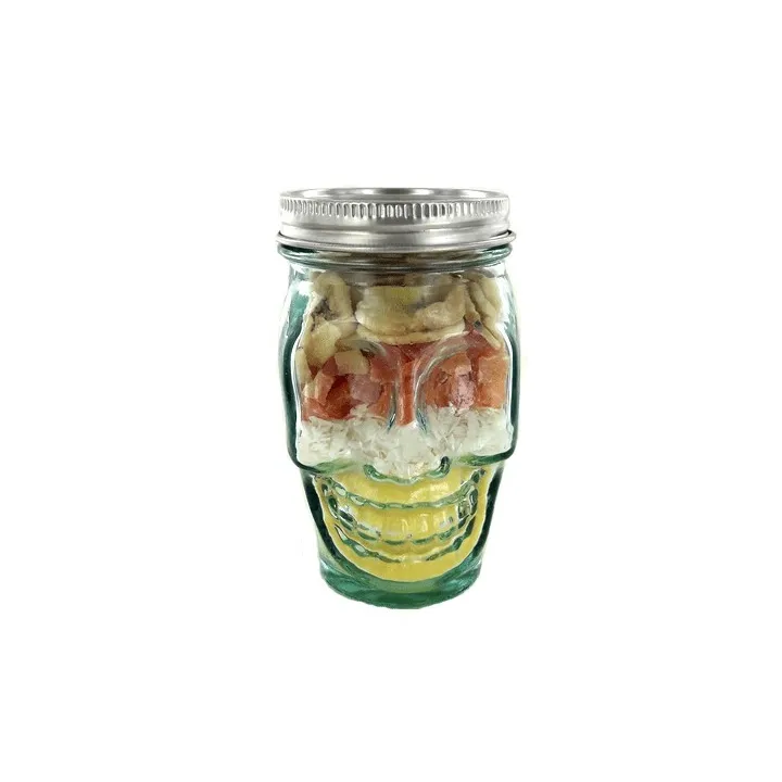 mélange pour punch pirate mason jar "tête de mort" quai sud