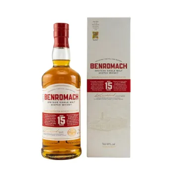 Acheter Whisky Single malt BENROMACH Tourbé et fumé 15 ANS 70CL 43°