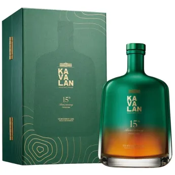 Acheter KAVALAN 15éme ANNIVERSAIRE FUT DE BOURBON 70CL