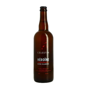 Acheter Brasserie Celestin Bière Héroine Litchi Rose Et Pavot Blanche 75cl