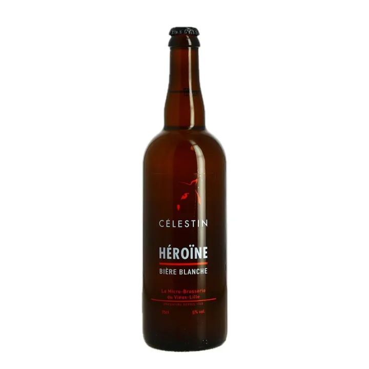 Acheter Brasserie Celestin Bière Héroine Litchi Rose Et Pavot Blanche 75cl