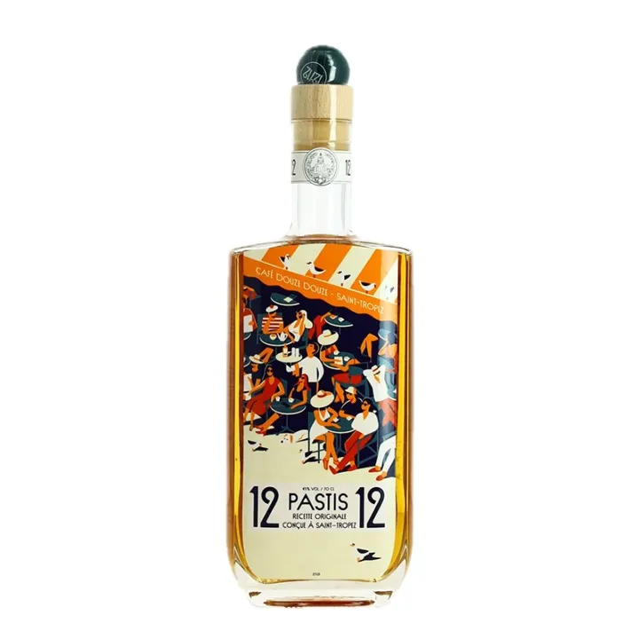 Acheter 12/12 EDITION TERRASSE 70CL 45° Pastis Tropéziens