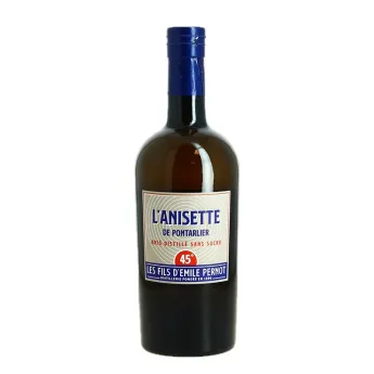 achat de Anisette de PONTARLIER Sans Sucre 45° 70CL par Les Fils d'Emile PERNOT