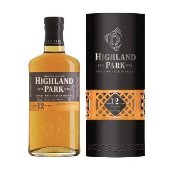 Single Malt  Whisky HIGHLAND PARK 12 Ans 70 cl ORKNEY