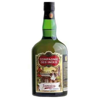 COMPAGNIE des INDES rhum de  JAMAÏQUE NAVY STENGHT 70 cl 57°