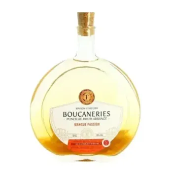 Punch Mangue au rhum arrangé  les Boucaneries Fisselier 50cl