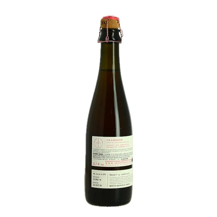 Brasserie 3 Fonteinen Bière Lambic FRAMBOISE 37.5 cl