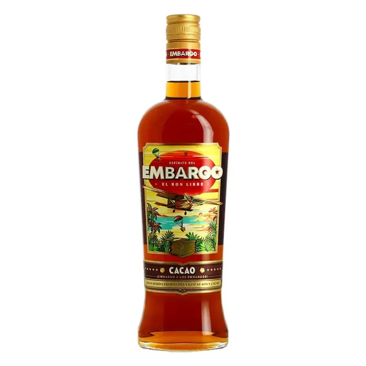 achat de EMBARGO CACAO Liqueur Rhum et Cacao du Guatemala 70 cl