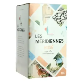 acheter Vin Rosé Les MERIDIENNES IGP Pays d'OC 5 Litres
