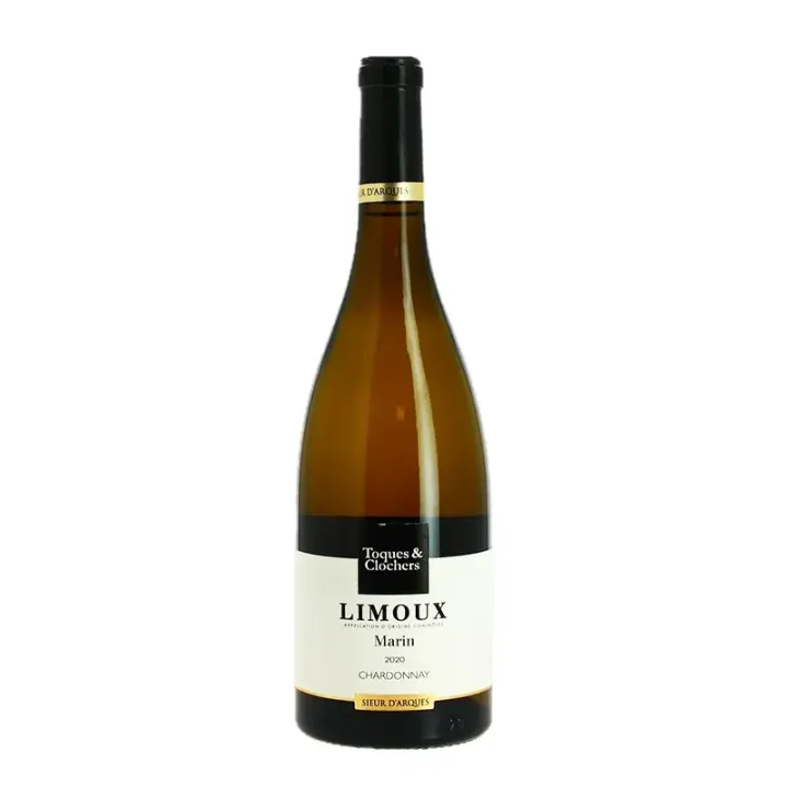 vin limoux CHARDONNAY MEDITERRANEEN LIMOUX TOQUES ET CLOCHER 75 CL