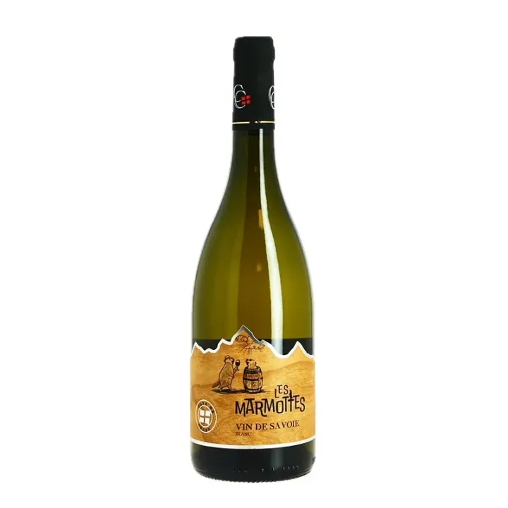 Vin Blanc de Savoie "Les MARMOTTES BLANC" de la Cave de CRUET 75 cl