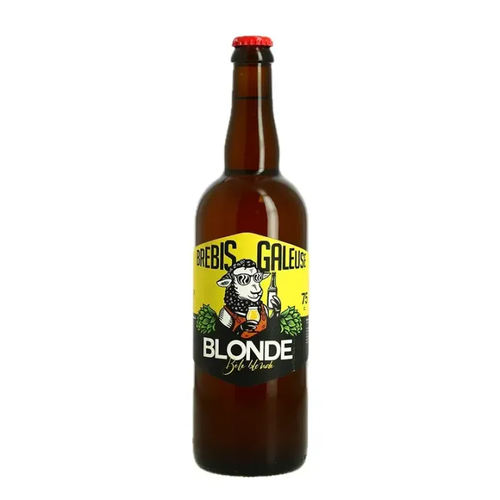 BREBIS GALEUSE Bière BLONDE de la Brasserie BREWBAIX 75 cl