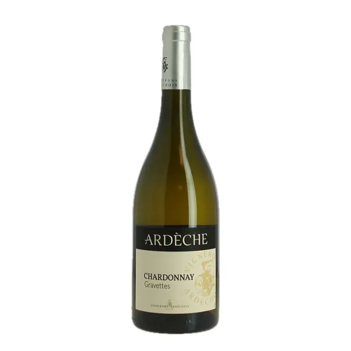 CHARDONNAY GRAVETTES Vin Blanc des Vignerons Ardéchois 75 cl