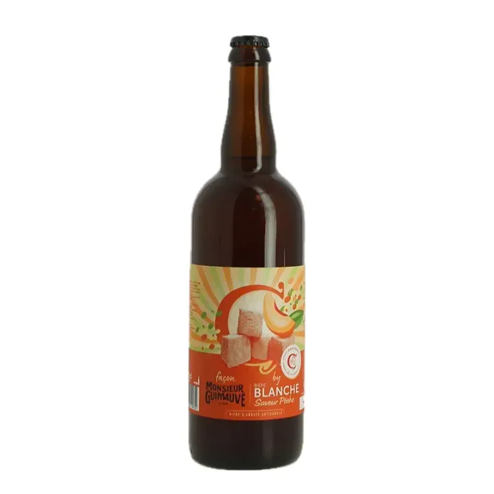 Abbaye de Clairmarais Bière Façon Monsieur Guimauve Pêche Bière Blanche 75 cl