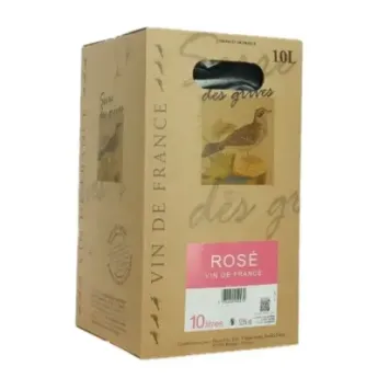 Serre des GRIVES Rosé par les VIGNERONS ARDECHOIS  BIB de 10 Litres