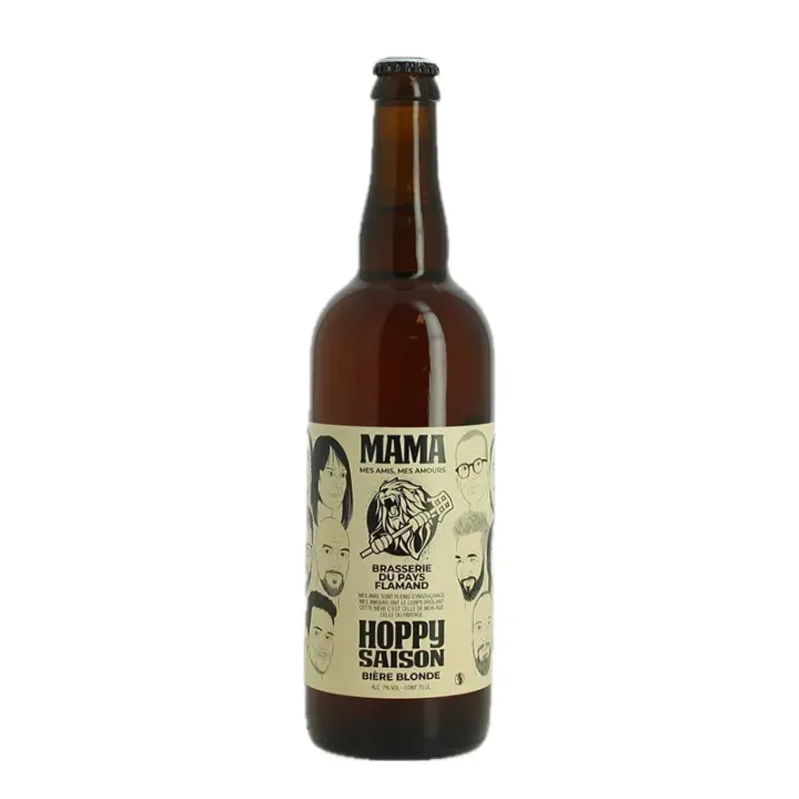 MAMA HOPPY bière de Saison 75 cl par la Brasserie du Pays Flamand Anosteke