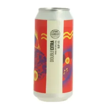 achat de Bière CAMBIER DOUBLE IPA 100 % CITRA en Canette de 44 cl 8°