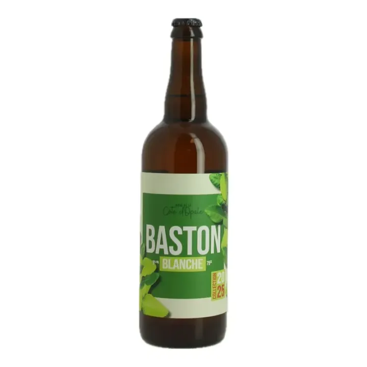Bière Blanche la BASTON 75 cl Bière de la Côte d'Opale