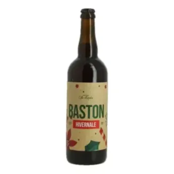 Bière HIVERNALE la BASTON Brasserie du Goulot  6.5° 75 cl
