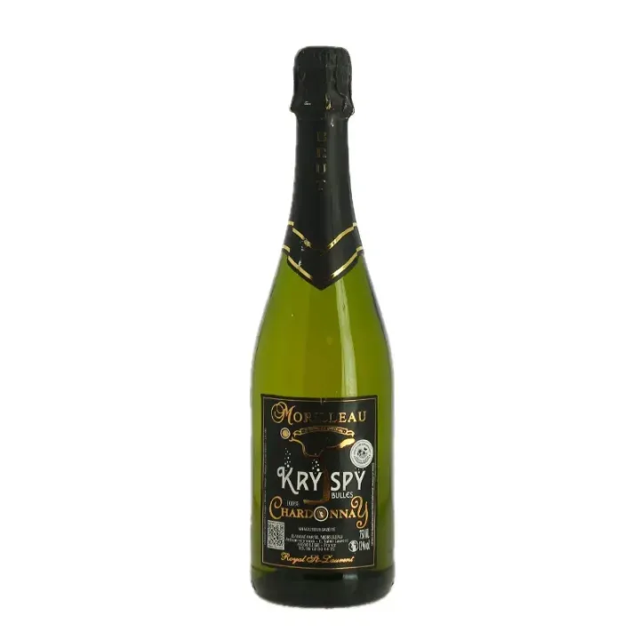 KRISPY Vin Blanc Pétillant 100% Chardonnay par Michel MORILLEAU 75 cl