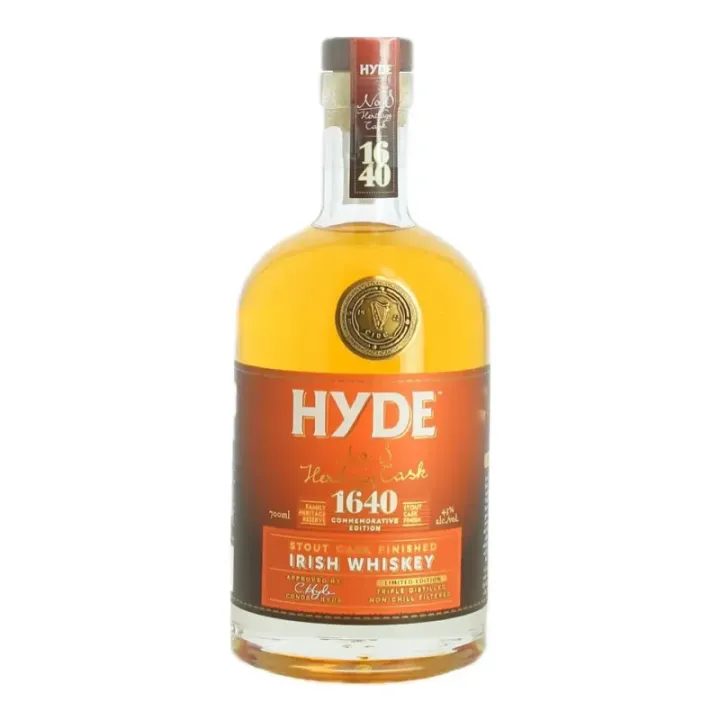 AcheterIrish Whiskey Stout Finish HYDE N°8 1640 70 cl 43°