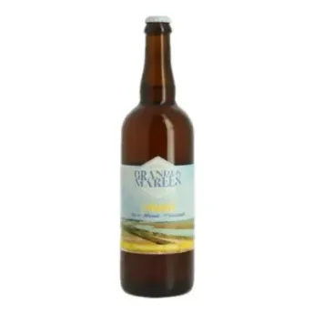 Bière Blonde Artisanale  AUTHIE 75 cl par la Brasserie GRANDES MAREES