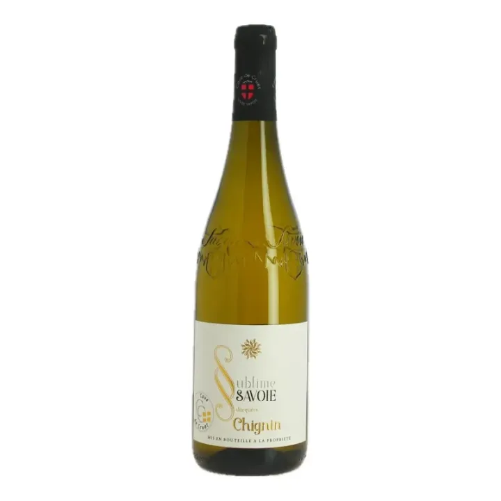 CHIGNIN Cépage JACQUERE Vin Blanc de Savoie de la cave de Cruet 75 cl