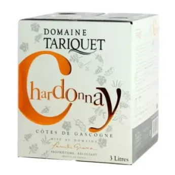 achat de vin TARIQUET BIB de vin Blanc Chardonnay 3 Litres
