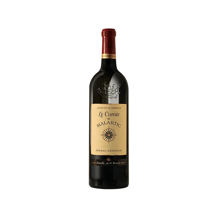 Vin Rouge Le Comte de Malartic 2021 Pessac Leognan