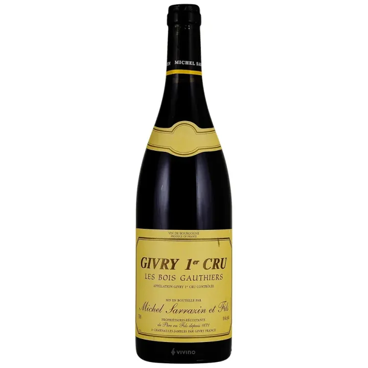 acheter GIVRY Rouge 1er Cru  BOIS GAUTHIER 2023 par Michel SARRAZIN Bourgogne Rouge 75 cl