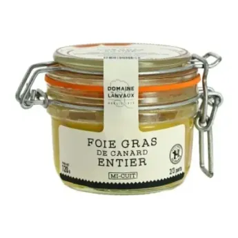 acheter FOIE GRAS de CANARD Entier 120 gr Domaine de LANVAUX