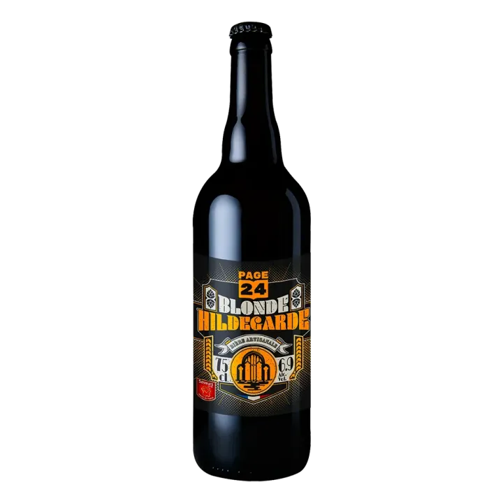 Page 24 Hildegarde Bière Artisanale de Garde Blonde 75 cl