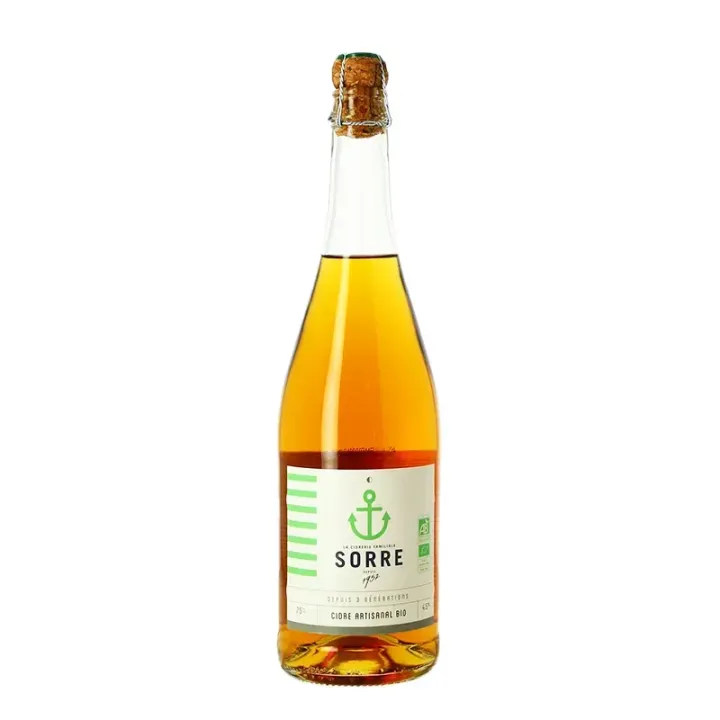 Acheter Cidredie Sorre Cidre Biologique Brut Marinière 75cl