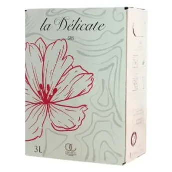 acheter La DELICATE en BIB de Vin Rosé Gris 3 Litres