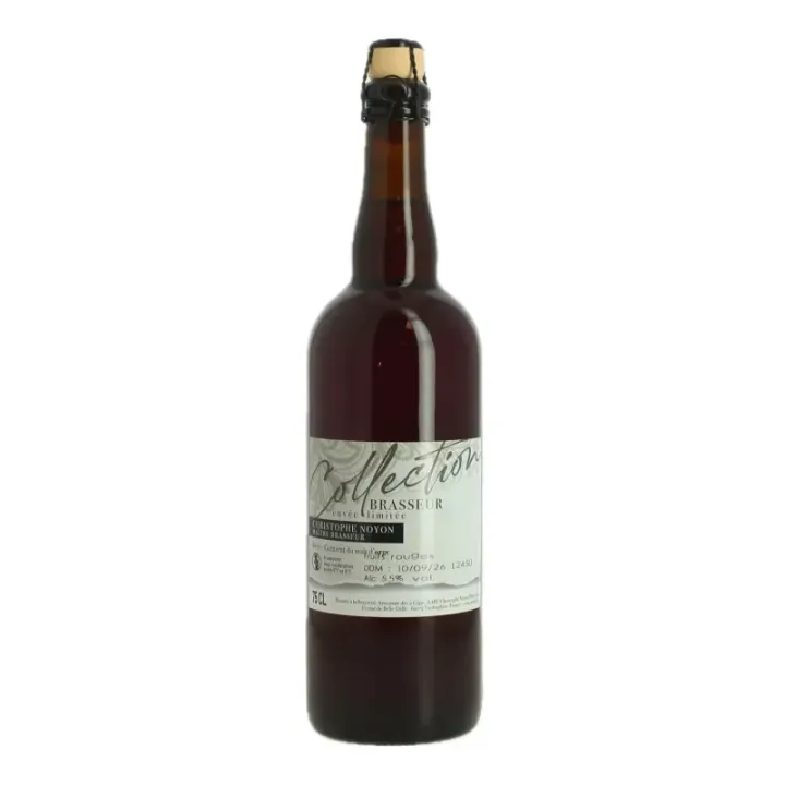 Bière Rouge COLLECTION BRASSEUR de la Brasserie Noyon  75 CL