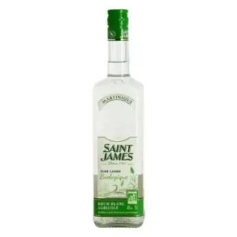 achat de Rhum Blanc Agricole Saint James issu de cannes biologiques