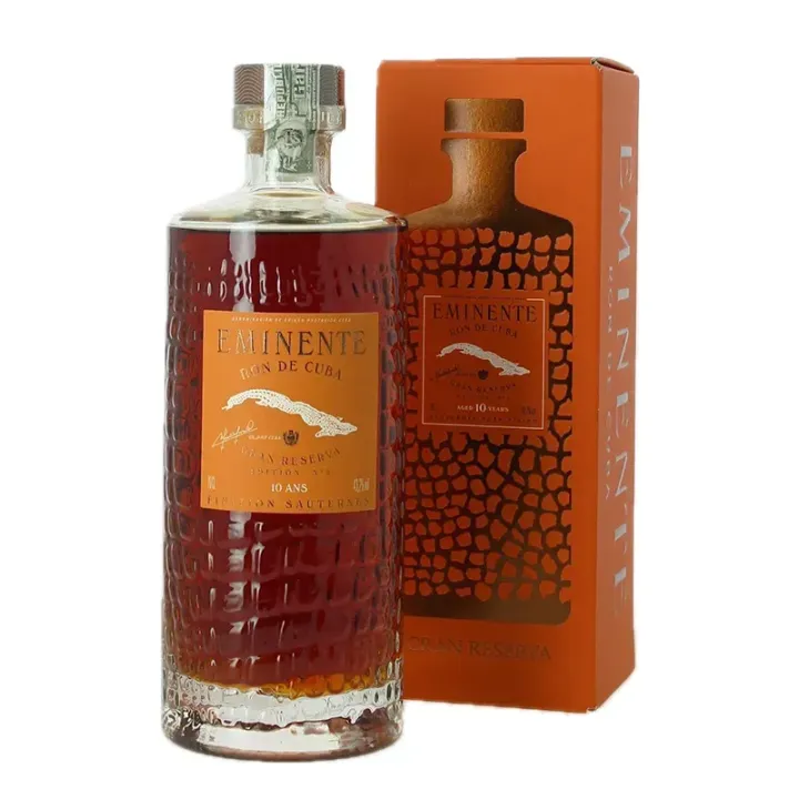 EMINENTE GRAN RESERVA 10 ans Fût de SAUTERNES 70 cl Ron de CUBA