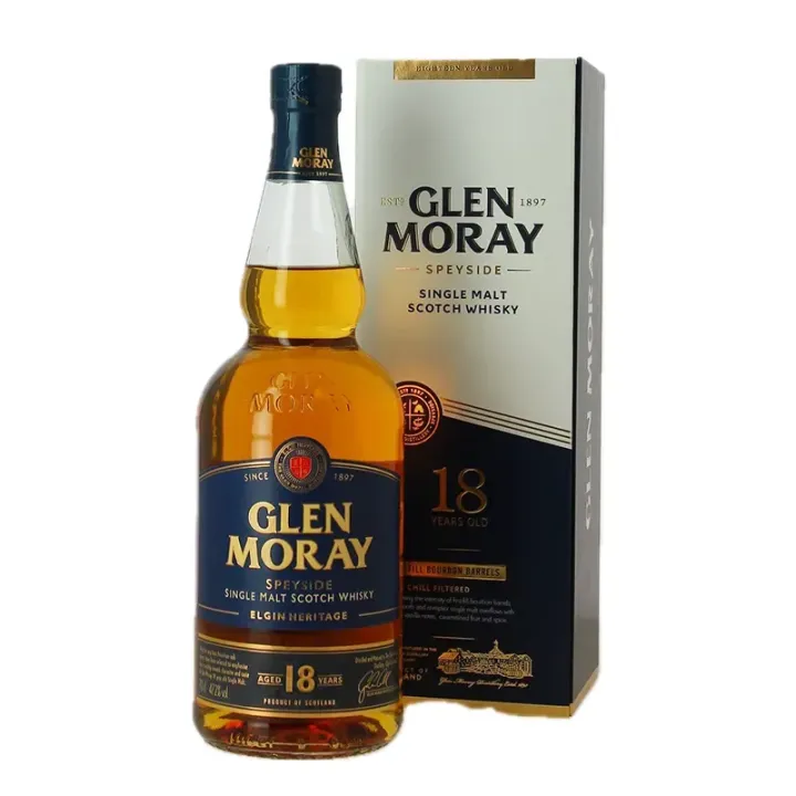 Single Malt GLEN MORAY 18 ans Elgin Heritage de la région de Speyside Whisky