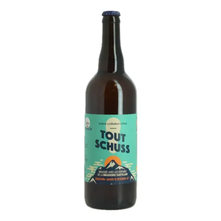 BIERE TOUT SCHUSS 75 cl Bière de Collaboration Brasseries Tandem Castelain