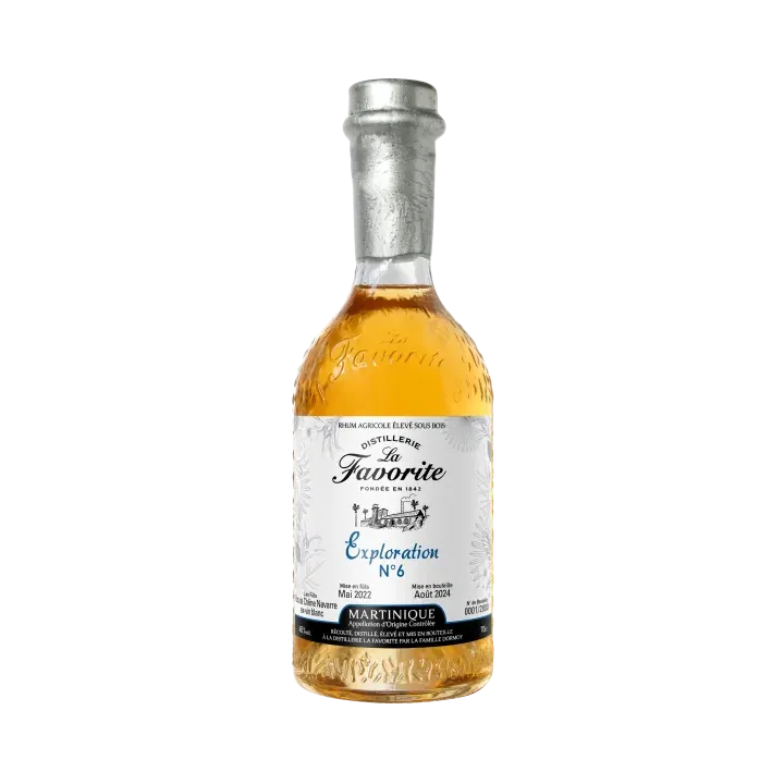 Rhum La FAVORITE EXPLORATION N°6 70 cl 45° Finition Fût de Sauternes