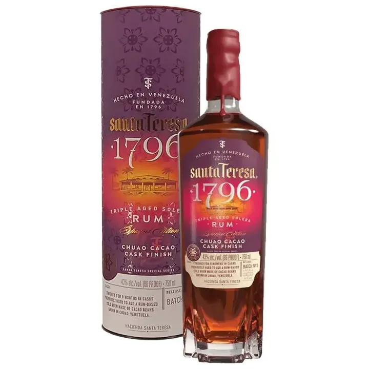 Rhum du Venezuela SANTA TERESA 1796 CHUAO CACAO 70 cl 43°