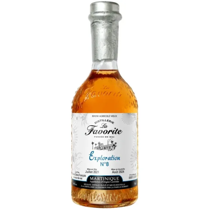Rhum La FAVORITE EXPLORATION N°8 70 cl 46° Fût de Cognac