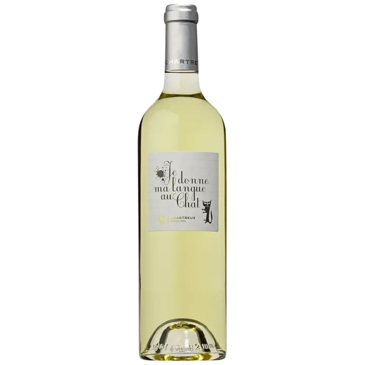 Vin Blanc Je DONNE MA LANGUE AU CHAT en Magnum par le Cellier des Chartreux