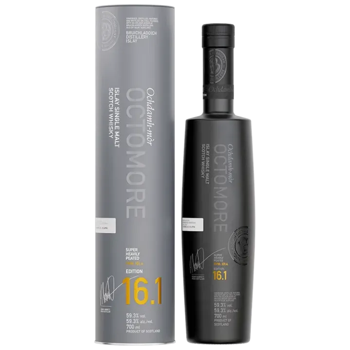 OCTOMORE 16.1 70 cl Islay Single Malt Whisky par Bruichladdich 59.3°