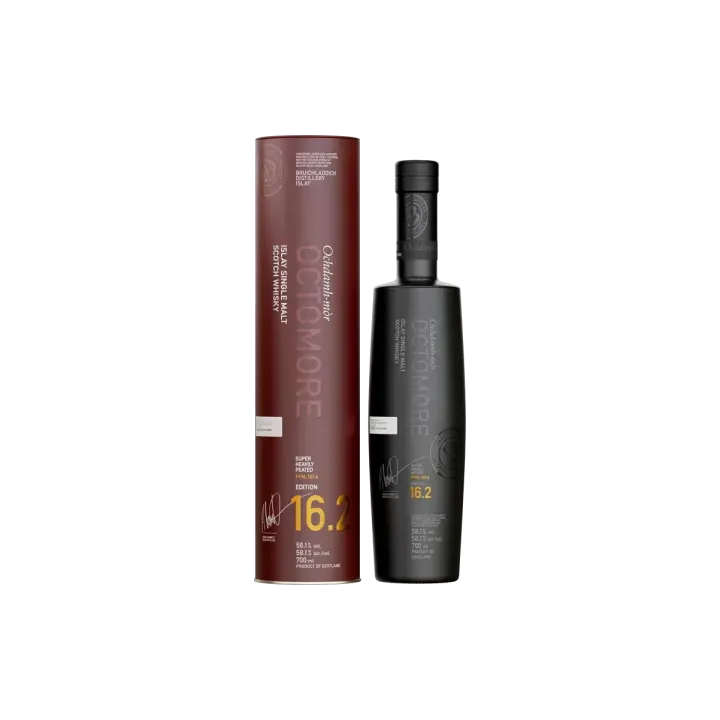 OCTOMORE 16.2 70 cl Islay single malt Peated Whisky par Bruichladdich 70 cl 58.1°