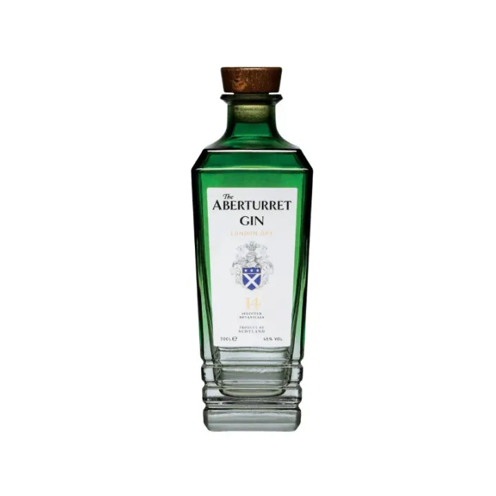 GIN ABERTURRET DRY 45° 70 cl par la distillerie THE GLENTURRET