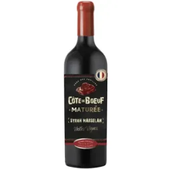 COTE de BOEUF MATUREE Magnum de Vin Rouge en Caisse Bois