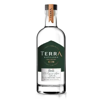 London Dry GIN HERITAGE Distillerie TERRA 70 cl