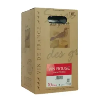 Serre des GRIVES Rouge par les VIGNERONS ARDECHOIS BIB de 10 Litres