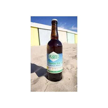 Bière Artisanale IPA DRAPEAU VERT 75 cl par la Brasserie GRANDES MAREES